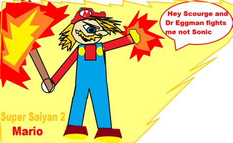 Super Saiyan 2 Mario By Keyblademagicdan On Deviantart