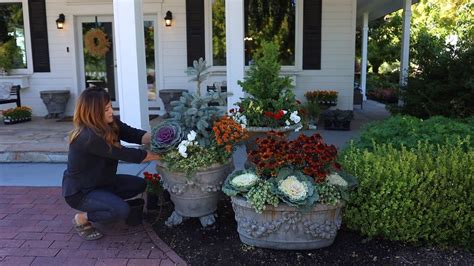 Planting 10 Containers For Fall 🍁🎃🍂 Garden Answer Youtube