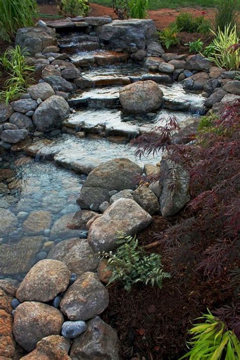 65 Lovely Backyard Waterfall And Pond Landscaping Ideas Page 55 Of 66