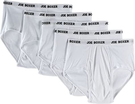 Joe Boxer Mens White Classic Briefs 5 Pack Large At Amazon Mens Clothing Store Other Products