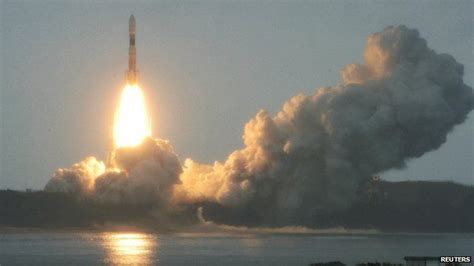 Japanese Rocket Blasts Off For Space Station Bbc News