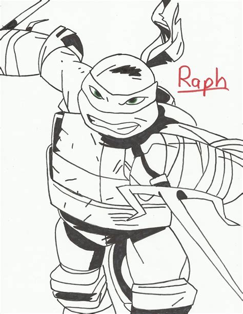 Raphael Turtle Coloring Pages Teenage Ninja Turtle Coloring Pages