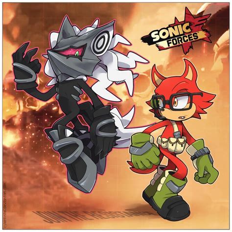 Sonic Forces Infinite And Rookie By Cylent Nite Sonic Sonic The