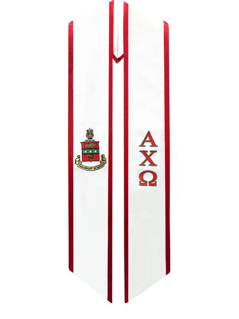 Alpha Chi Omega Sorority Graduation Stole