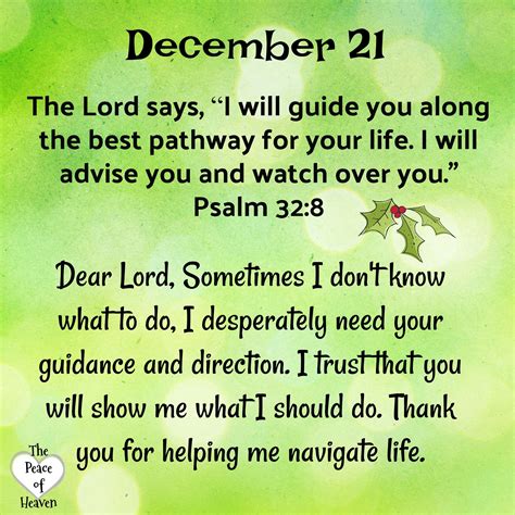 December 21 Christian Affirmations Daily Christian Prayers