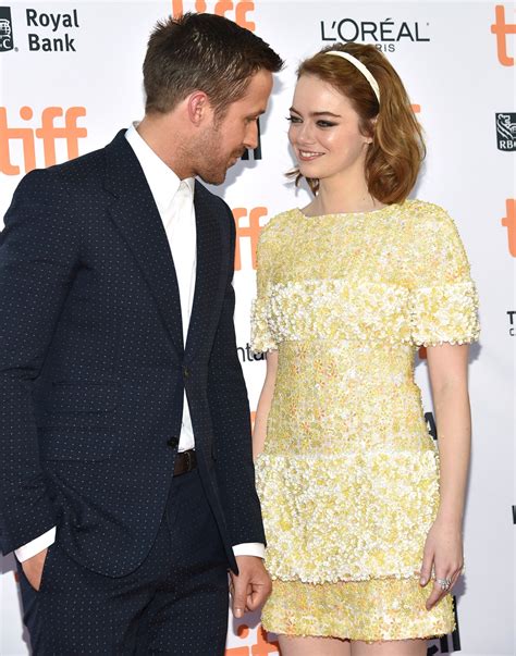 Ryan Gosling Y Emma Stone La Pareja Perfecta En La Premiere De La La