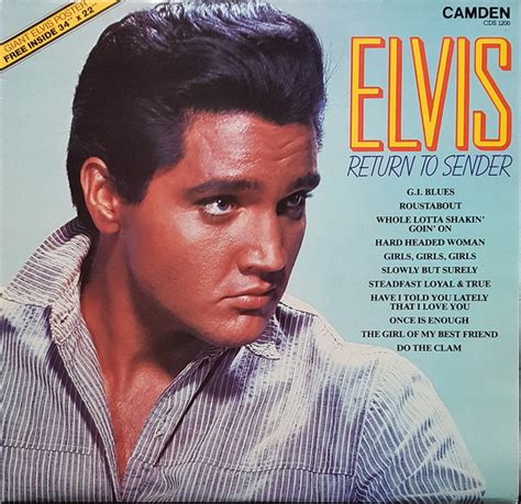 Elvis Presley Return To Sender