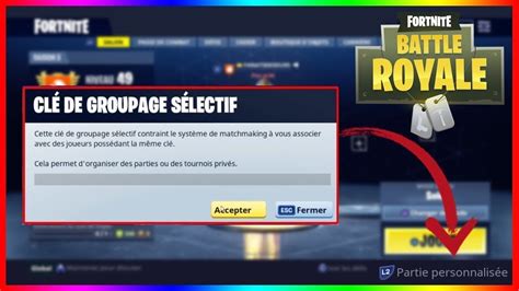 Obtenir Une ClÉ De Partie PersonnalisÉe Sur Fortnite Battle Royale