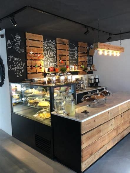 64 Trendy Diy Wood Bar Counter Spaces Coffee Shop Decor Cafe