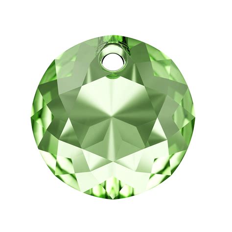 Swarovski Classic Cut Pendant 6430 14mm Peridot Swarovski Crystal
