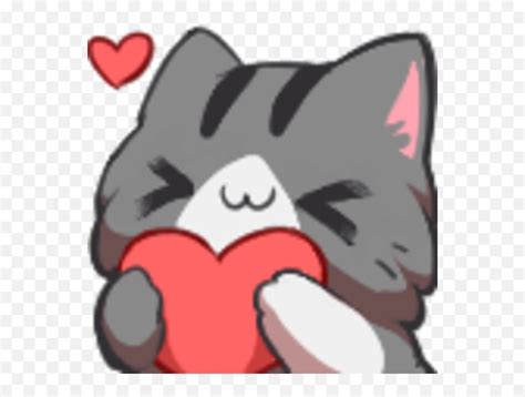 Neko Twitch Emotes Png Image Cat With Heart Emotepng Emotes Free