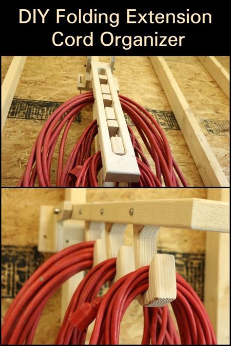 Diy Folding Extension Cord Organizer Diy Projects For Everyone