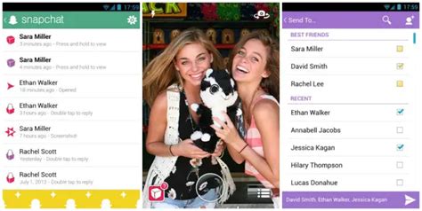 snapchat for android updated with new holo ui sexting never looked so good phandroid