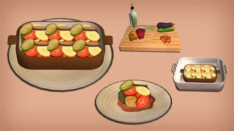 Ratatouille Salad Nicoise And Briam Food For The Sims 2 Food