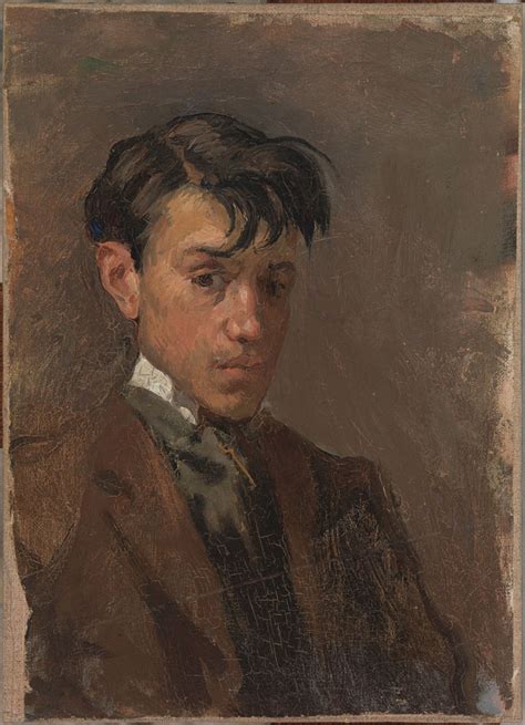 When picasso was 15 years old, he painted a big picture, science and charity (1897). Picasso Portraits, Studio International
