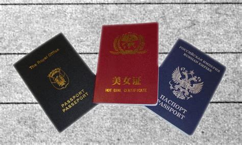 custom novelty passport books novelty passport books