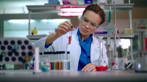 Medical scientist working in laboratory. Woman scientist medical ...