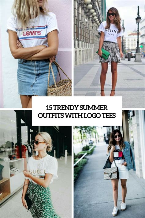 15 Trendy Summer Outfits With Logo Tees Styleoholic