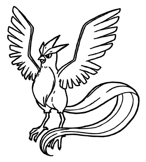 Kids Drawing Of Pokemon Articuno Coloring Page Coloring Sun Pokemon