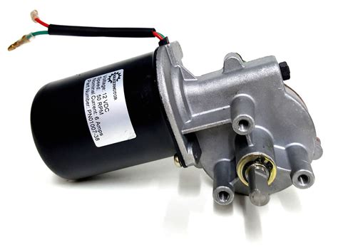 PN01007-38 - 3/8" D Shaft Electric Gear Motor 12v Low Speed 50 RPM