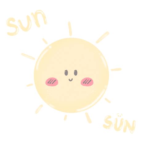 Lovely Yellow Sun Smile Sun Sunshine Smile Png Transparent Clipart