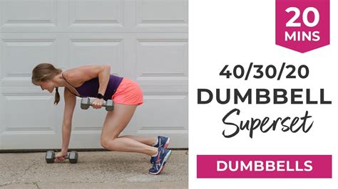 Dumbbell Superset Hiit Workout Dumbbell Hiit Exercises At Home Youtube