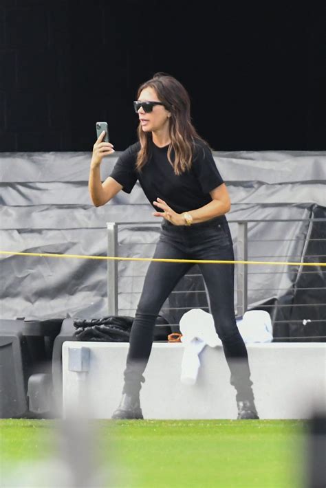 Victoria beckham beams as david and children watch lfw ss 2020 show. VICTORIA and David BECkHAM with Family and Ffriends in ...