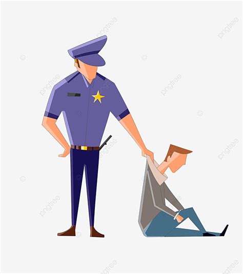 Bad Guy Clipart Transparent Png Hd Police Catch Bad Guys Blue Uniform