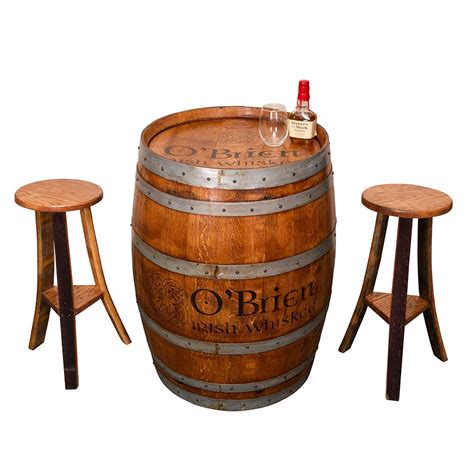 Irish Pub Whiskey Barrel Set Napa East Collection Wine Country Accents