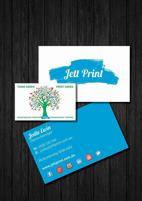 Custom Printed Recycled Business Cards Free Delivery Australia Wide