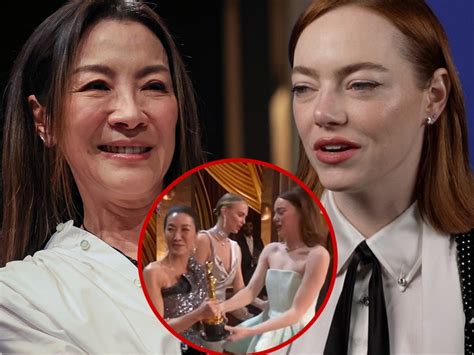 Michelle Yeoh Clears Up Confusion Over Awkward Emma Stone Oscar Moment