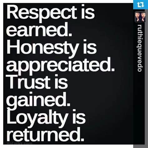 Trust Respect Loyalty Quotes Quotesgram