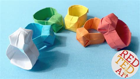 Origami Ring Diy Easy Paper Ring Super Quick And Fun Origami Rings