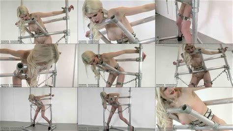 girls tied up in steel handcuffs collars chains page 20