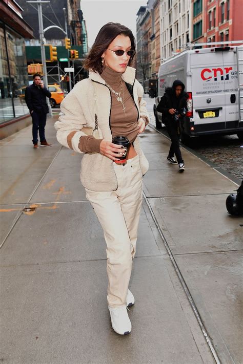 She's known by her beauty and her skills at modeling, her street style is so well valued and now you will see some of them Bella Hadid Street Style 02/11/2020