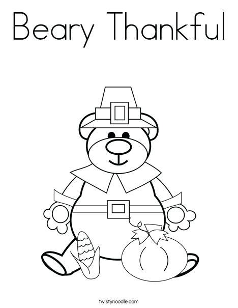 Being Thankful Coloring Pages At Free Printable
