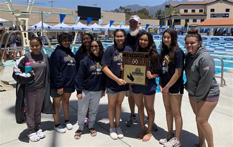 California High Girls Swim Team Wins Cif Ss Division 4 Championship And