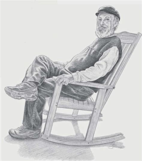 Man Sitting In Chair Drawing Reference And Sketches For Artists