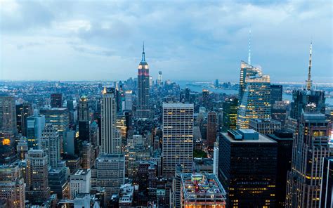 New York Skyscraper View 3456x2160 Download Hd Wallpaper Wallpapertip