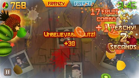 New high score of 4055 on this video: Fruit Ninja Arcade: High Score Attempt - YouTube