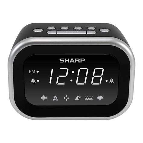 Sharp Sound Machine Alarm Clock Spc232a