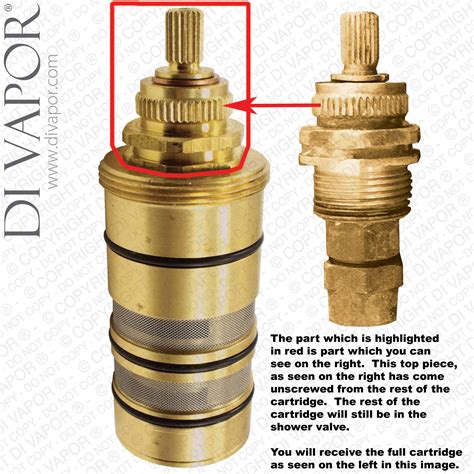 M12hj8 Thermostatic Shower Cartridge For Concealed Shower Valves Screw