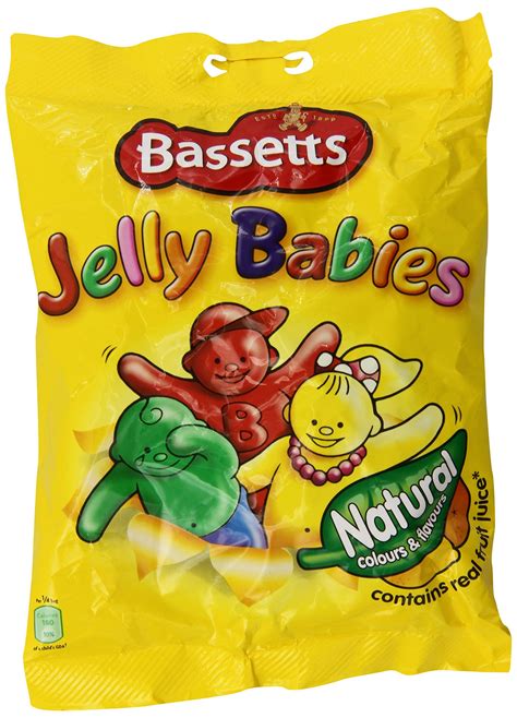 Bassetts Jelly Babies Bag 190g Jelly Babies Baby Candy Bassetts