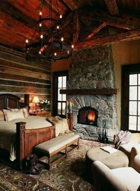 41 Most Elegant Wood Cabin Design Ideas In 2020 Rustic Master Bedroom