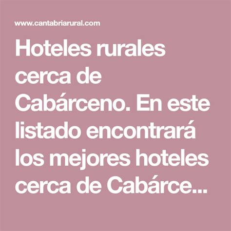 Hoteles rurales cerca de Cabárceno, Hoteles cerca de Cabárceno ...