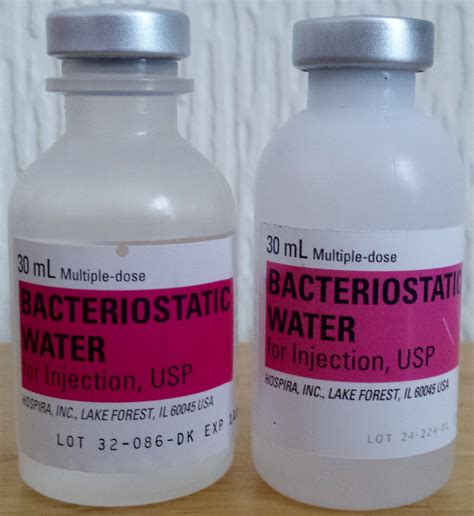 Picture Fake Hospira Bacteriostatic Water
