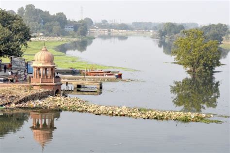 After Pollution Riverfront Development Chokes Lucknows Gomti