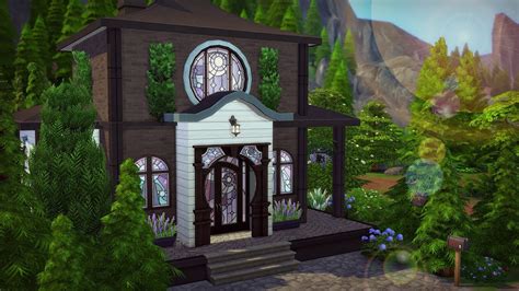 Glimmerbrook Starter Sims 4 Realm Of Magic House Building Youtube