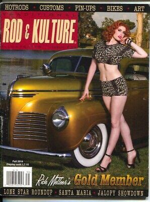 Traditional Rod Kulture Illustrated 39 Fall 2014 Hot Rods Pin Up