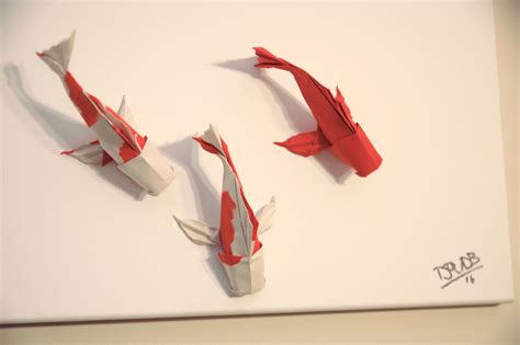 Origami Koi Fish Japanese Carpes
